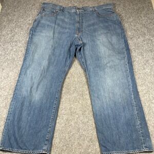 VTG Polo Jeans Co. Ralph Lauren Brixton Jeans Mens 44x32 Blue Loose Straight Y2K
